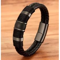 PULSERA CUERO NEUTRAL