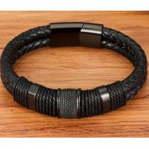 PULSERA CUERO NEUTRAL